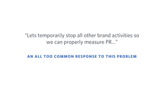 What you’re actually solving for
Conversions
 