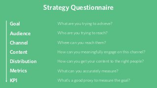 Phil Nottingham - How the best strategies start with the right metrics